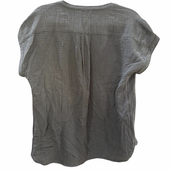 Featherty Women’s Dream Cotton Gauze Desmond Top Small - Picture 3 of 3